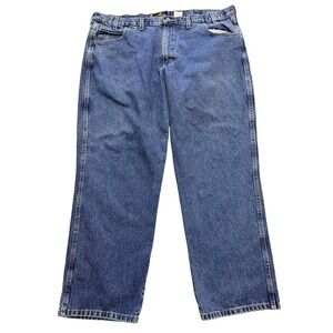 RedHead Jeans Mens 44x30‎ Blue Medium Wash Relaxed Fit Straight Leg Denim Pants